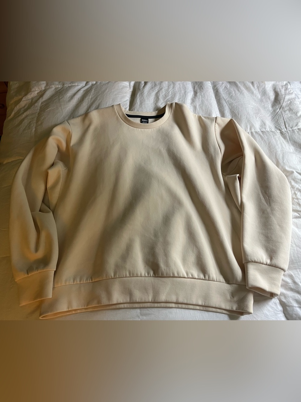 Women’s NOBULL Cream Crewneck Sweatshirt